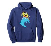 Spongebob Squarepants Rides Wave on USA Stars Inner Tube Sweat à Capuche