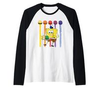 Spongebob Squarepants Spongebob Krabby Patties Colorful Manche Raglan
