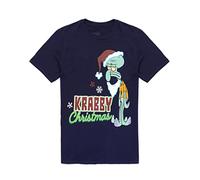 SPONGEBOB SQUAREPANTS Squidard T-Shirt de Noël Mens Adultes Top XXL
