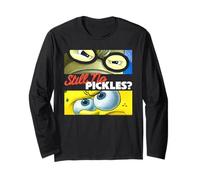 SpongeBob SquarePants Still No Pickles? Bubble Bass Cartoon Manche Longue