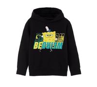 SPONGEBOB SQUAREPANTS Sweat à Capuche pour garçons en Noir | Soyez Bizarre Sweat à Capuche pour Enfants | Sweat à Capuche Graphique épais pour Adolescents