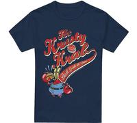 SpongeBob SquarePants - "The Krusty Krab" T-shirt pour homme TV6424 (M) (Bleu marine)