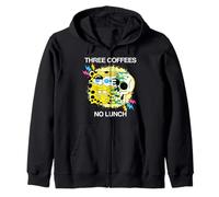 Spongebob Squarepants Three Coffees No Lunch Cool Style Sweat à Capuche