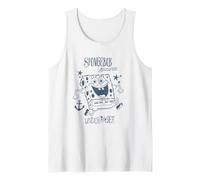Spongebob Squarepants Vintage Ocean Blue Under The Sea Débardeur