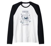 Spongebob Squarepants Vintage Ocean Blue Under The Sea Manche Raglan