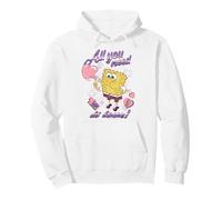 Spongebob Sweeter Than Sugar Candy Hearts Valentine's Day Sweat à Capuche