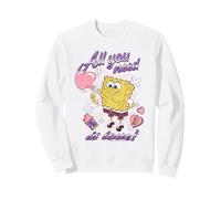 Spongebob Sweeter Than Sugar Candy Hearts Valentine's Day Sweatshirt