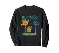 Spongebob Welcome to Rock Bottom Bus Stop Cartoon Sweatshirt