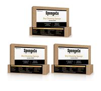 SpongeCo - Lot de 3 éponges nettoyantes à sec pour enlever les poils d'animaux, la fumée, la suie, la poussière et la saleté 3 x 6 x 3/4