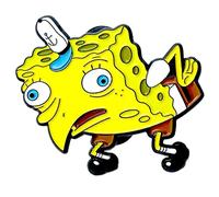 Spongemock Épinglette de collection officielle Bob l'éponge 4,4 cm, Small, Émail, Sans pierre précieuse