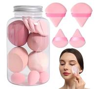 SPONGES DE TOUCH - Set de mixeur de beauté, mini applicateurs de maquillage | Kit d'éponges de mélange compact, application de pâte feuilletée en poudre pour contour du visage
