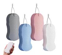 Spongic - Éponge exfoliante pour bain de soleil - Grande éponge douce au miel - Double-Sided Body Shower Scrubber, Skin-Friendly And Reusable For Adults, Men, Women, Kids, And Children