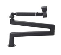 SPONGL Bras de suspension réglable pour microphone - Support de perche pour radio, radiodiffusion, vidéos, voix off studios, scène