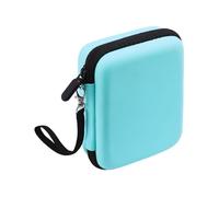 SPONGL Étui de rangement pour médiators de guitare - Résistant aux éclaboussures - Avec cordon tour de cou, bleu, As shown