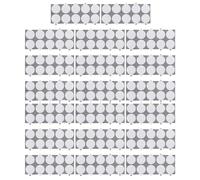 SPONGL Lot de 20 feuilles d'autocollants pour sceau de cire - Disques ronds double face pour sceau de cire, fabrication de mèches de bougies