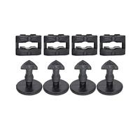 SPONGL Vis et crochets de remorquage pour pare-chocs Evoque Discovery 3 4 - Clips de calandre