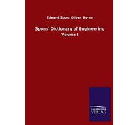 Spons' Dictionary Of Engineering