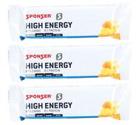 SPONSER® HIGH ENERGY BAR Apricot-Vanille Set(S) 3x45 g