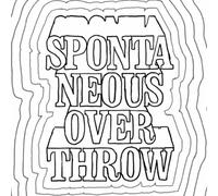 SPONTANEOUS OVERTHROW - ALL ABOUT MONEY VINYL LP NEUF