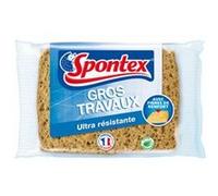 Spontex - Eponge gros travaux / Blonde - 16 x 11 cm