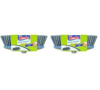 SPONTEX - 1 Tête de Balai intérieur - Compatible avec Tous Manches Spontex - Fibres Double Action - Bords antichocs (Lot de 2)