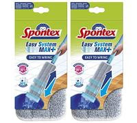 Spontex 2 chiffons de rechange en microfibre pour Spontex Easy Max +, 2 chiffons de recombio