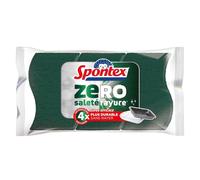 Spontex - Éponge Zéro Surfaces Encrassées - 3 éponges super efficaces - 4x plus durables sans rayer