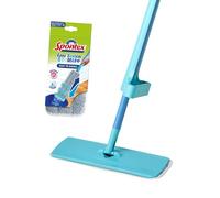 Spontex Balai serpillère Easy System Max+ - Tête de balai en microfibre avec système d’essorage intégré - Nettoie les sols stratifiés, planchers et carrelages