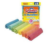 Spontex Chiffons en microfibre Microfibre Collection – multi-usages – 8 pièces