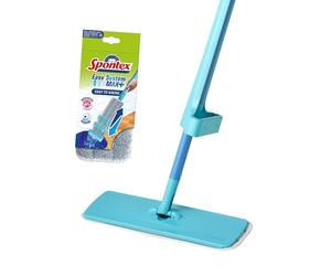 Spontex Easy System Max+ Balai Serpillère | Frange en Microfibre pour Nettoyage des Sols et Carrelage | Manche jusqu’à 140 cm