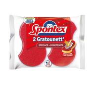 SPONTEX Éponge à récurer X2