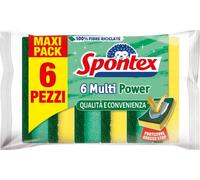 Spontex Éponge Anti-Graisse Multi Power, 6 pièces