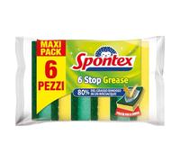 Spontex Éponge Anti-Graisse Multi Power, 6 pièces