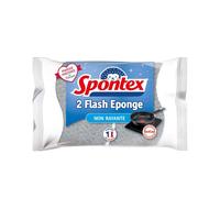 Spontex Éponges Flash non-rayantes spéciales plaques et poêles 2 éponges