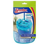 Spontex Express System Recharge en Microfibre pour Balai à Franges Taille Unique Bleu