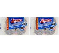 SPONTEX - Flash Eponge - 2 éponges Non-rayantes spéciales plaques et poêles
