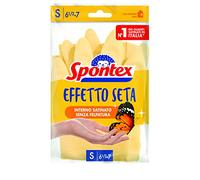 Spontex Gants Silky – Douceur soyeuse pour la peau – Taille S
