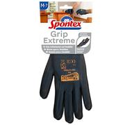 Spontex Grip Extreme Paire de gants de travail légers et flexibles en nitrile conformes à la norme EN 388 Taille M
