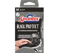 Spontex Handschuh Black Protect 12969087 Gr.07 sw 20St.