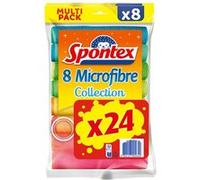 SPONTEX Lot de 3 packs de 8 microfibres Collection - 24 Microfibres G