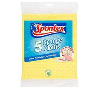 Spontex Lot de 5 chiffons éponge