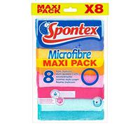 Spontex microfibres Chiffons Value Pack 8 par paquet