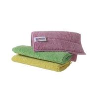 Spontex Pad x3-nbspSet Microfibre, Rose/Vert/Jaune, 3-nbsppièces - 12233001