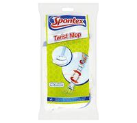 SPONTEX - Recharge Twist Mop - Recharge franges microfibre pour balai à franges Twist Mop - 1 Recharge