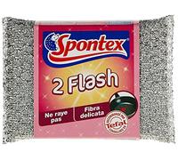 Spontex Tissus Grattant 2 Tampons Flash