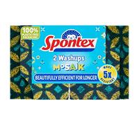 Spontex Washups Mosaik Lot de 2 éponges à récurer