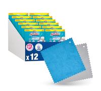 Spontex X’tra Brilliant Chiffons Microfibres de Nettoyage | Chiffons Réutilisables pour Le Nettoyage et Le Polissage | Lavables en Machine | 12 x 2 Paquets (24 au Total)