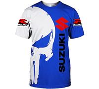 SPONYBORTY Sweats à Capuche T-Shirt Pull Shorts Su-Zuki Impression 3D Mince Hommes Femme Casual Polyester Sweat Vestes Lâche / D1 / 3XL