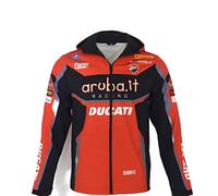 SPONYBORTY Veste à capuche combinaison de course Cardigan pour Du-CAti Sweat-shirt zippé pour hommes Vêtements de cyclisme Moto Garçons/A/XXL