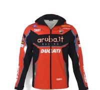 SPONYBORTY Veste à capuche combinaison de course Cardigan pour Du-CAti Sweat-shirt zippé pour hommes Vêtements de cyclisme Moto Garçons/A/XL